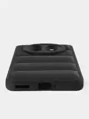 Черный чехол Realme 13 Pro / 13 Pro+ (Plus) (Реалми 13 Про Плюс) противоударный выпуклый