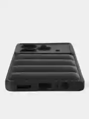 Черный чехол Tecno Pova 6 Pro (Техно Пова 6 Про) противоударный выпуклый