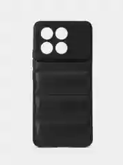 Черный чехол Xiaomi POCO X6 Pro (Сяоми Поко Х6 Про Икс 6) противоударный выпуклый