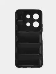 Черный чехол Infinix Note 30i (Инфиникс Ноут 30и) противоударный выпуклый