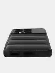 Черный чехол Xiaomi POCO X6 Pro (Сяоми Поко Х6 Про Икс 6) противоударный выпуклый