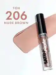 Жидкие тени для век LUXVISAGE SATIN Nude super stay, 3.5 г