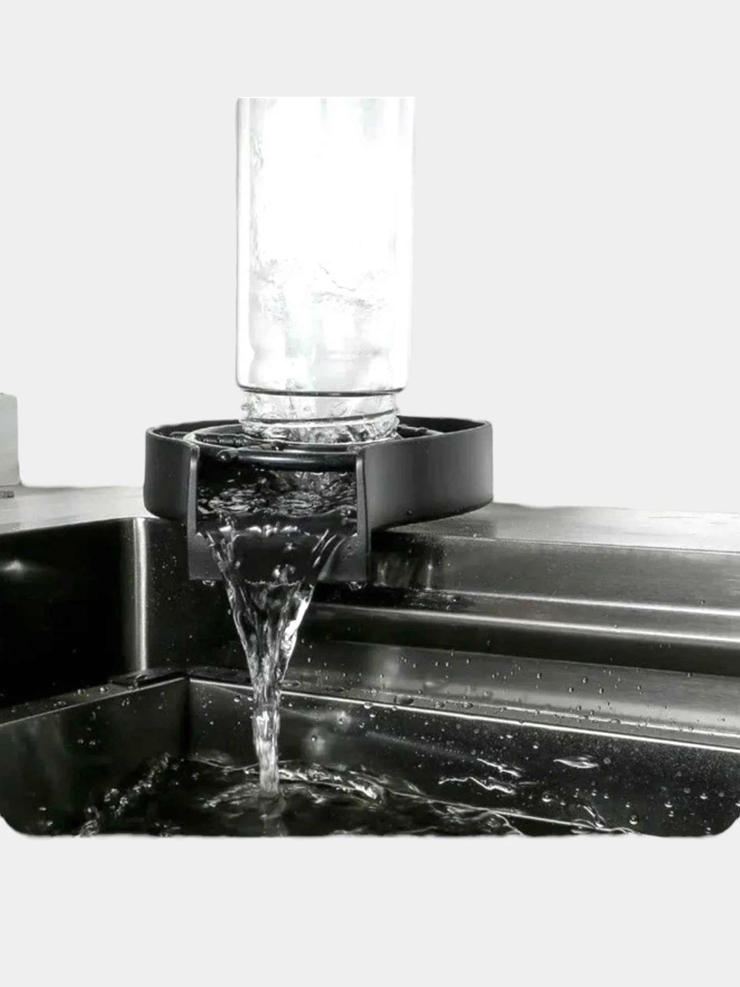 Черный мойка многофункциональная Dikalan KS754508 75х46х22см