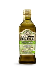 Масло оливковое Filippo Berio Extra Virgin Organic, нерафинированное, стекло, 500 мл