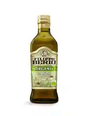 Масло оливковое Filippo Berio Extra Virgin Organic, нерафинированное, стекло, 500 мл