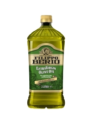 Масло оливковое Filippo Berio Extra Virgin, нерафинированное, пластик, 2 л