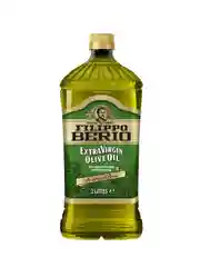 Масло оливковое Filippo Berio Extra Virgin, нерафинированное, пластик, 2 л
