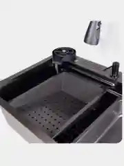 Черный мойка кухонная многофункциональная Dikalan KN754505 75*46*22см