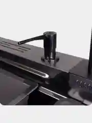 Черный мойка кухонная многофункциональная Dikalan KN754505 75*46*22см