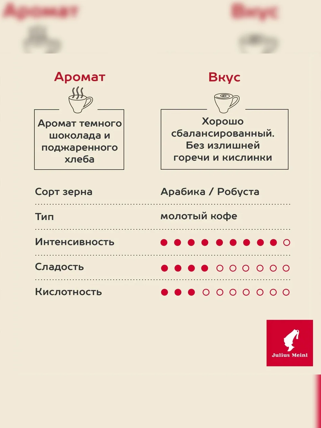 Кофе молотый Julius Meinl Prasident, 220 г