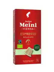 Кофе в капсулах Julius Meinl Эспрессо Делизиосо био, система Nespresso, 10 штук по 5,6 г
