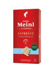 Кофе в капсулах Julius Meinl Эспрессо Декаф био, система Nespresso, 10 штук по 5,6 г