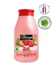 COTTAGE. Молочко для душа увлажняющее КЛУБНИКА & МЯТА, 250 мл