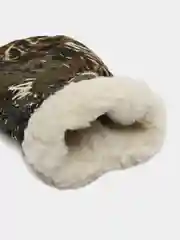 Лесной зеленый варежки мужские зимние, для рыбалки и охоты, с мехом
