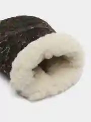 Угольный варежки мужские зимние, для рыбалки и охоты, с мехом
