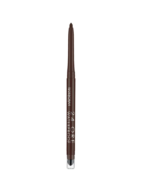 DEBORAH Карандаш для глаз автоматический 24ORE WATERPROOF EYE PENCIL, 02 Коричневый, 0,5г