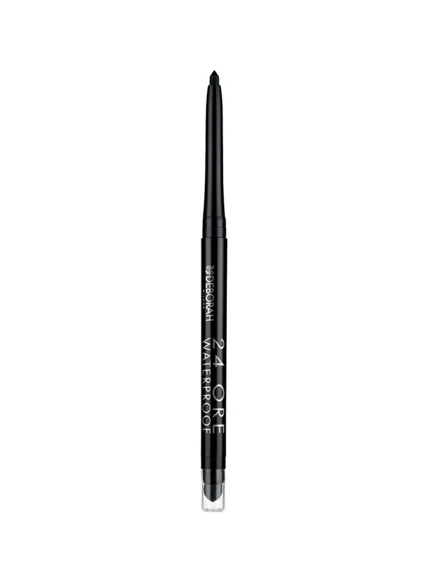 DEBORAH Карандаш для глаз автоматический 24ORE WATERPROOF EYE PENCIL, тон: 01 черный, 0,5г