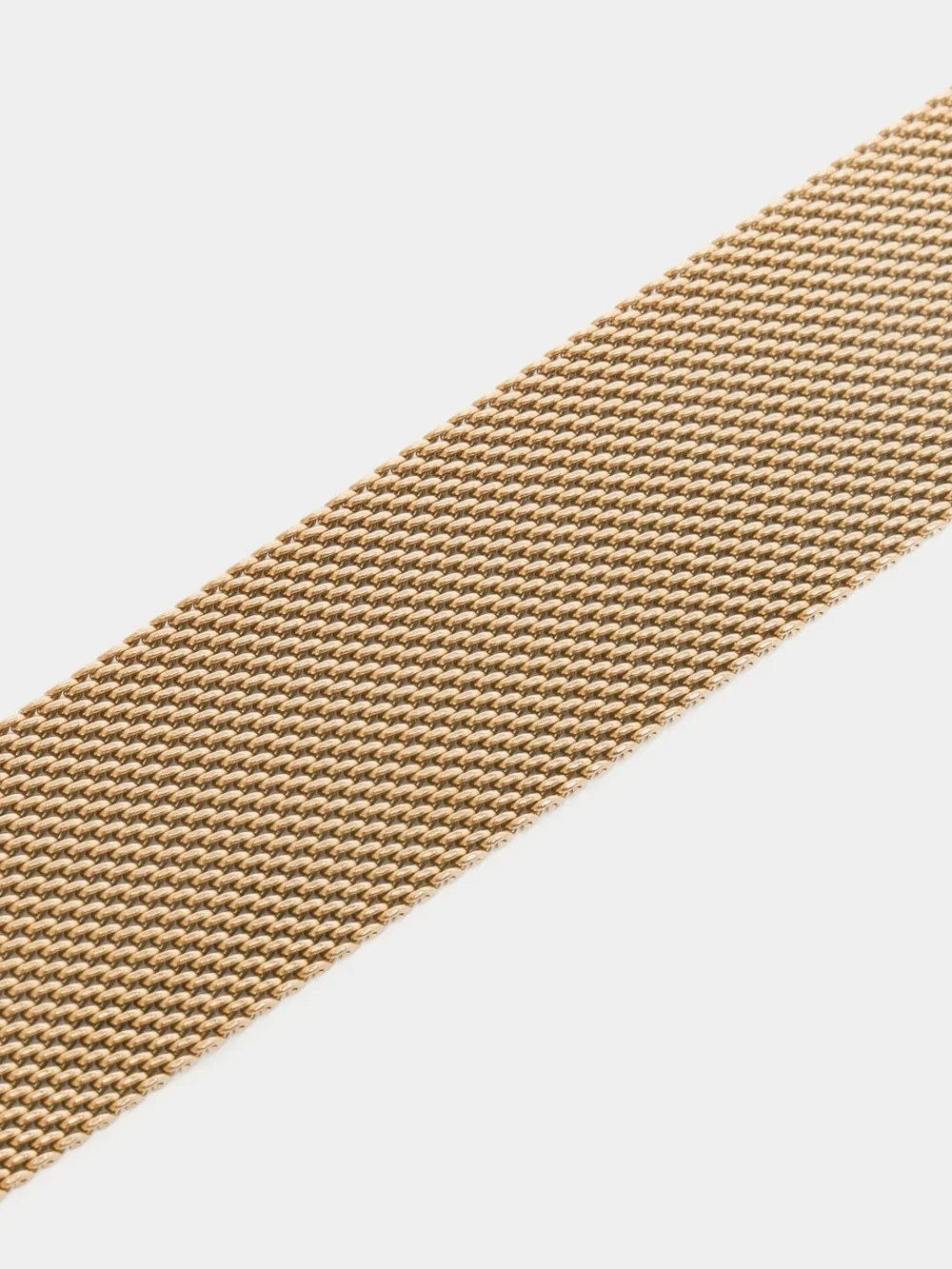 Бежевый ремешок для Apple Watch миланская петля, металлический, 38 mm, 40 mm, 42 mm, 44 mm