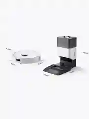 Белый робот-пылесос Roborock Q8 Max Plus со станцией самоочистки (EU/Global version)