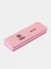 Розовый прямоугольный баф для шлифовки ногтей для маникюра