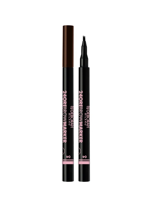 DEBORAH Лайнер для бровей 24ORE BROW MARKER, тон: 04 Брюнет, 0,8г