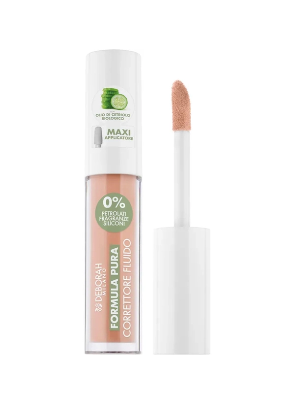 DEBORAH Консилер жидкий FORMULA PURA FLUID CONCEALER, тон: 01 Белоснежный, 5,5г