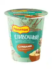 Лапша быстрого приготовления Роллтон с Грибами в сливочном соусе в стаканчике, 70г