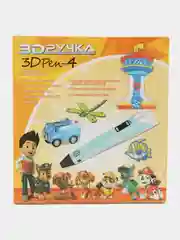 Желтый 3d ручка 4 поколения 3д ручка с набором пластика и игрушками