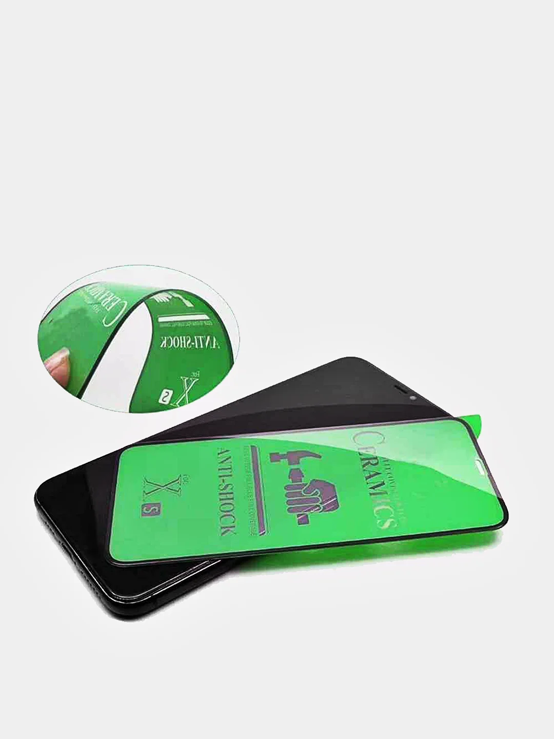 Защитное стекло iPhone 15, 15 Pro, 15 Pro Max, 14, 13, 13 Pro, 11, 12,12 Pro гибкое стекло