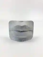 Серый подставка для благовоний "Губы"