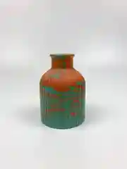 Зеленый ваза для сухоцветов