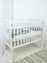 Кровать для новорожденных колесо-качалка