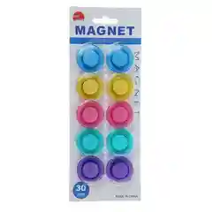 Набор магнитов для доски, 10 шт., d-3 см, прозрачные