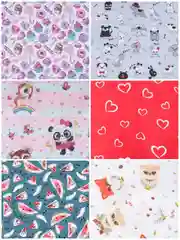 Ткани для рукоделия 50*50 см Хлопок: бязь, поплин, перкаль