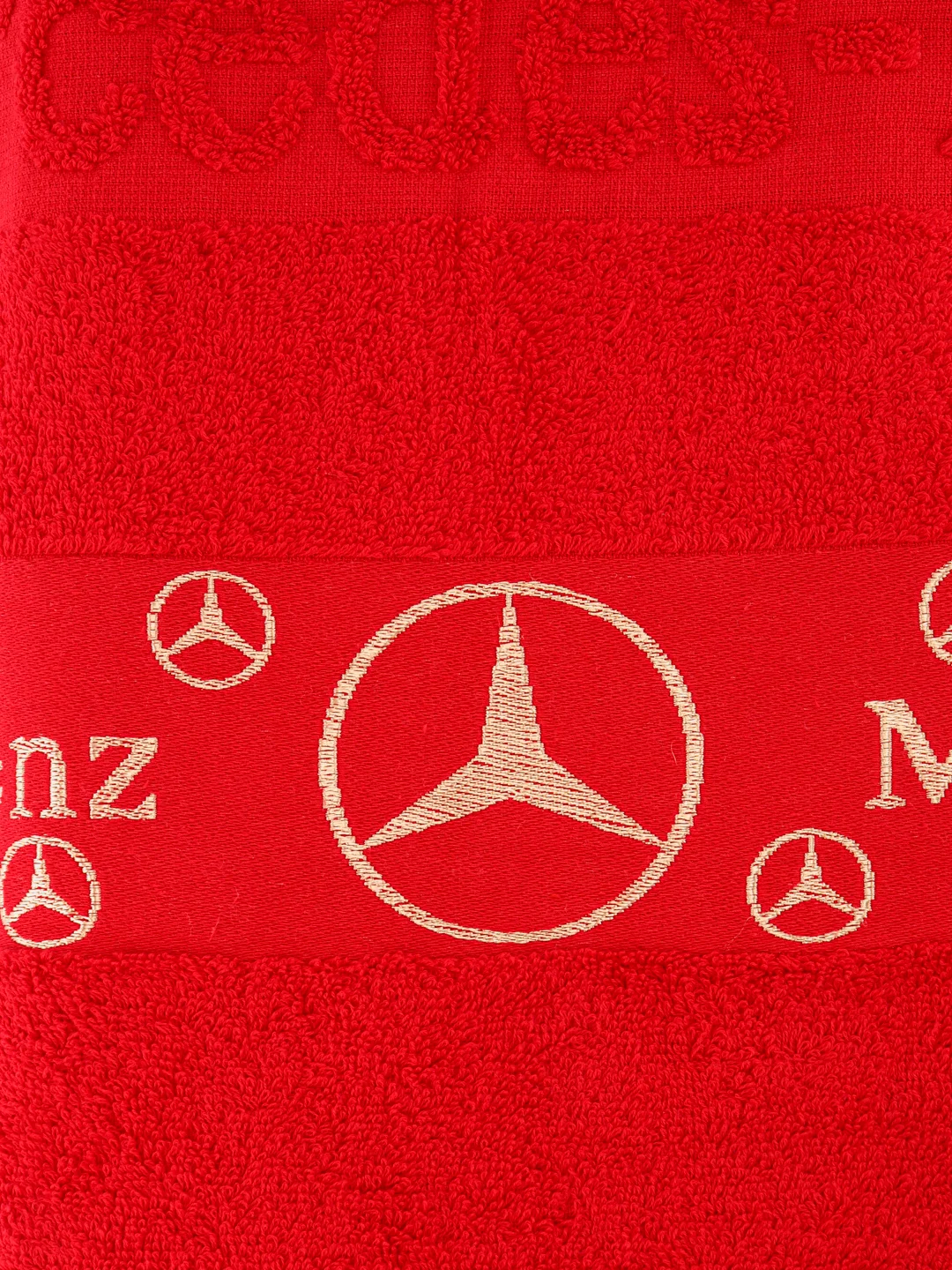 Красный полотенце 70 на 140 банное/полотенце mercedes