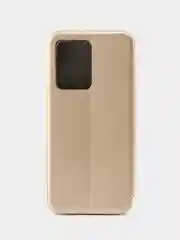 Золотой чехол-книжка для Xiaomi Redmi Note 12 Pro+ 5G / Note 12 Pro 5G / Poco X5 Pro