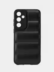 Черный чехол Samsung Galaxy S23 FE / S23FE (Самсунг Галакси С23ФЕ) противоударный выпуклый