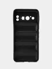 Черный чехол Google Pixel 8 Pro (Гугл Пиксель 8 Про) противоударный выпуклый