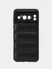 Черный чехол Google Pixel 8 Pro (Гугл Пиксель 8 Про) противоударный выпуклый