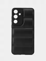 Черный чехол Samsung Galaxy S24+ (Plus) (Самсунг Галакси С24 Плюс) противоударный выпуклый