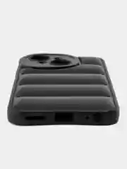 Черный чехол Tecno Spark Go 1 / Spark GO 2025 (Техно Спарк Го) противоударный выпуклый