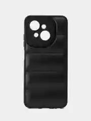 Черный чехол Tecno Spark Go 1 / Spark GO 2025 (Техно Спарк Го) противоударный выпуклый