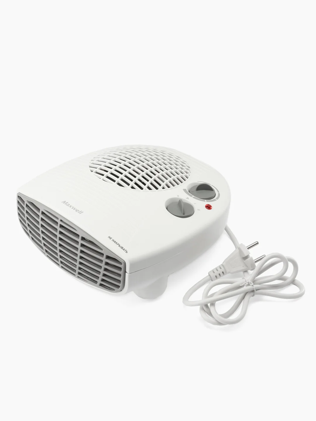 Белый тепловентилятор обогреватель Maxwell MW-3456