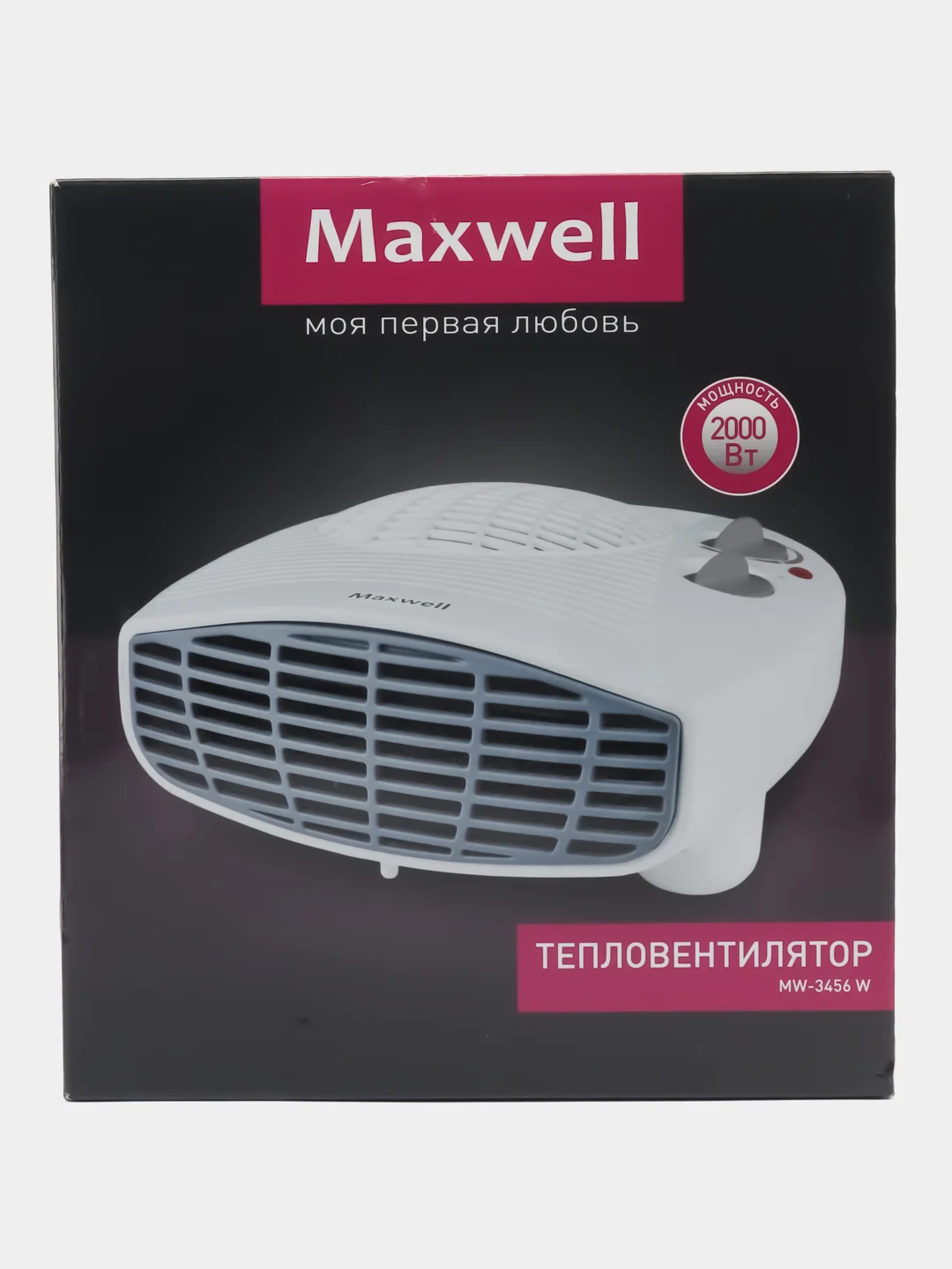 Белый тепловентилятор обогреватель Maxwell MW-3456