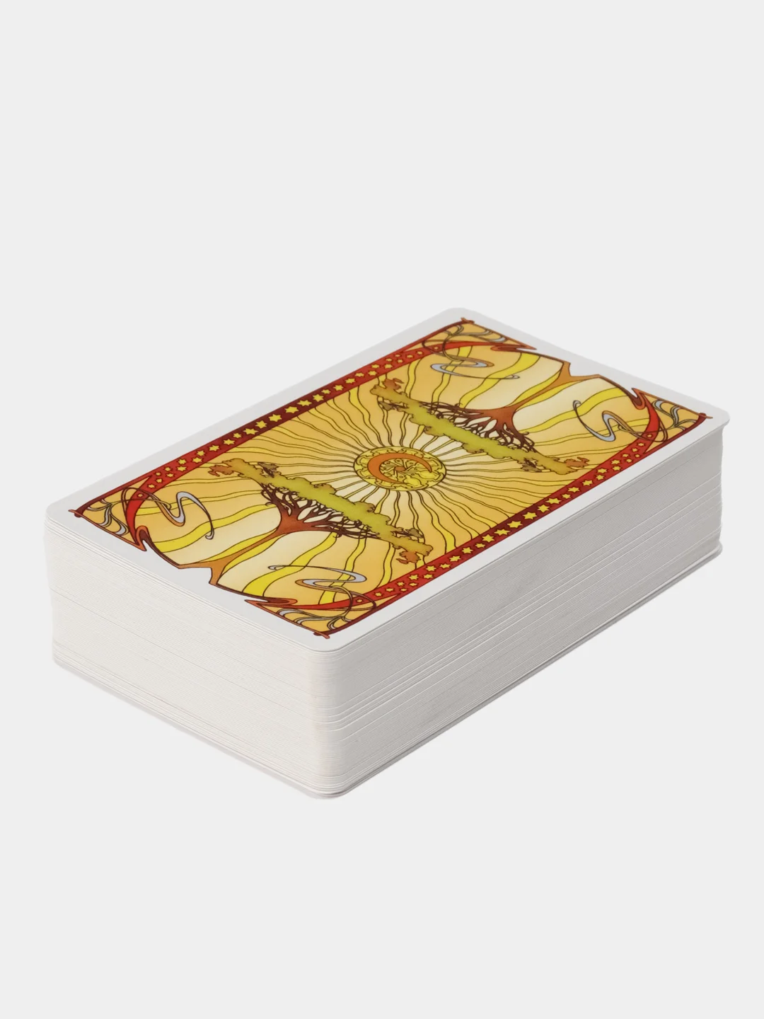 Таро карты Golden Art Nouveau Tarot, гадальные карты Золотое Таро Уэйта Арт Нуво