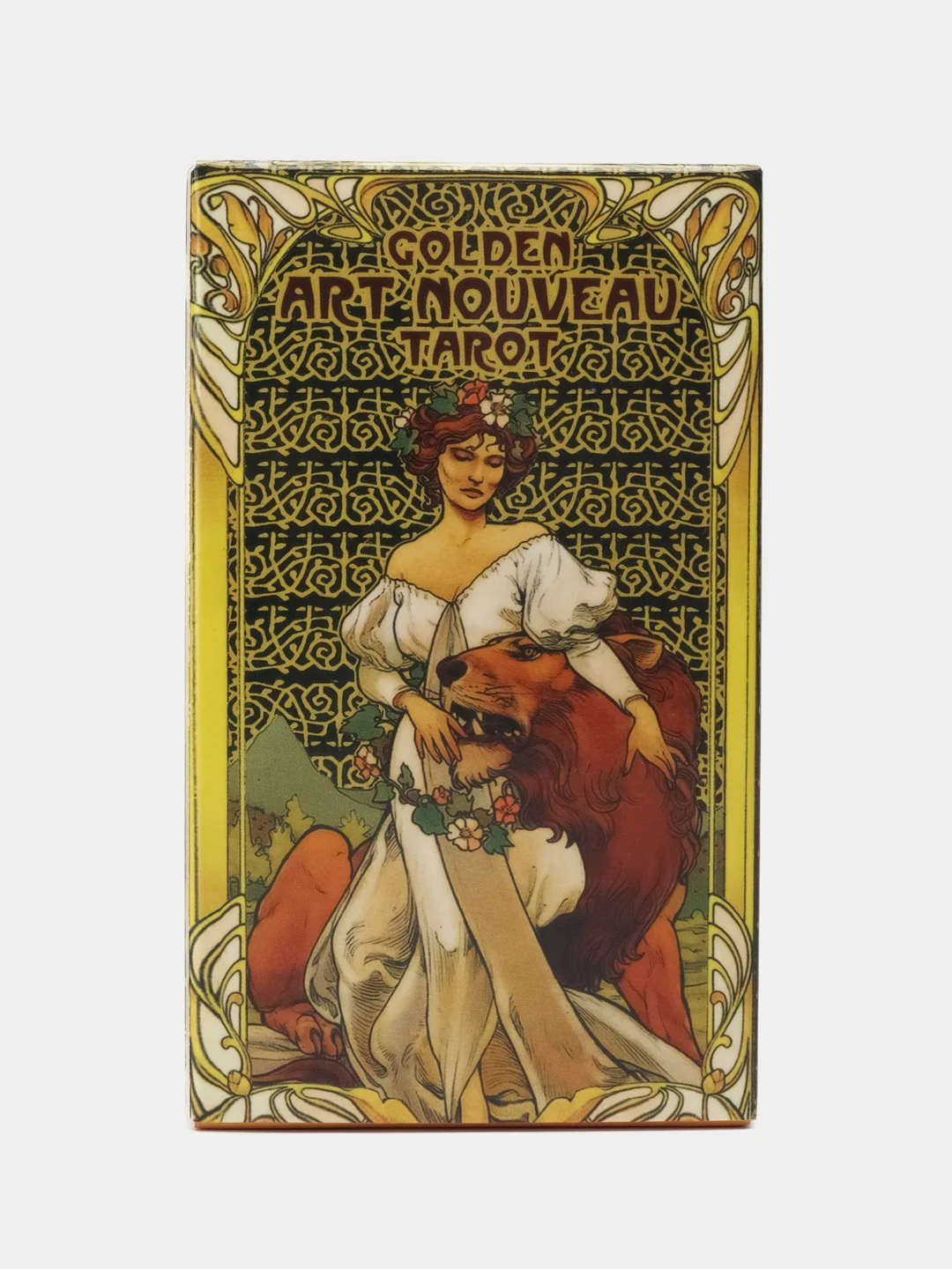 Таро карты Golden Art Nouveau Tarot, гадальные карты Золотое Таро Уэйта Арт Нуво