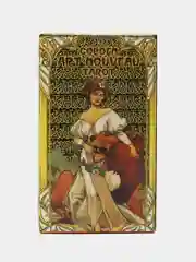 Таро карты Golden Art Nouveau Tarot, гадальные карты Золотое Таро Уэйта Арт Нуво