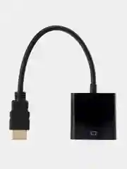 Черный переходник HDMI VGA адаптер кабель 20 см