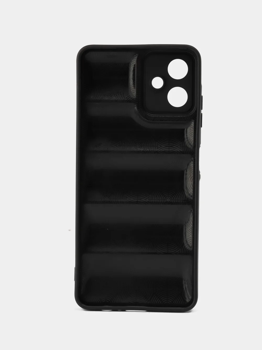 Черный чехол Samsung Galaxy A06 (Самсунг Галакси А06) противоударный выпуклый