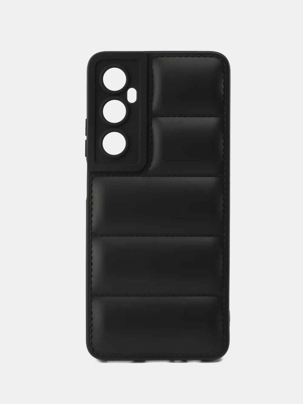 Черный чехол Realme C65 (Реалми С65) противоударный выпуклый